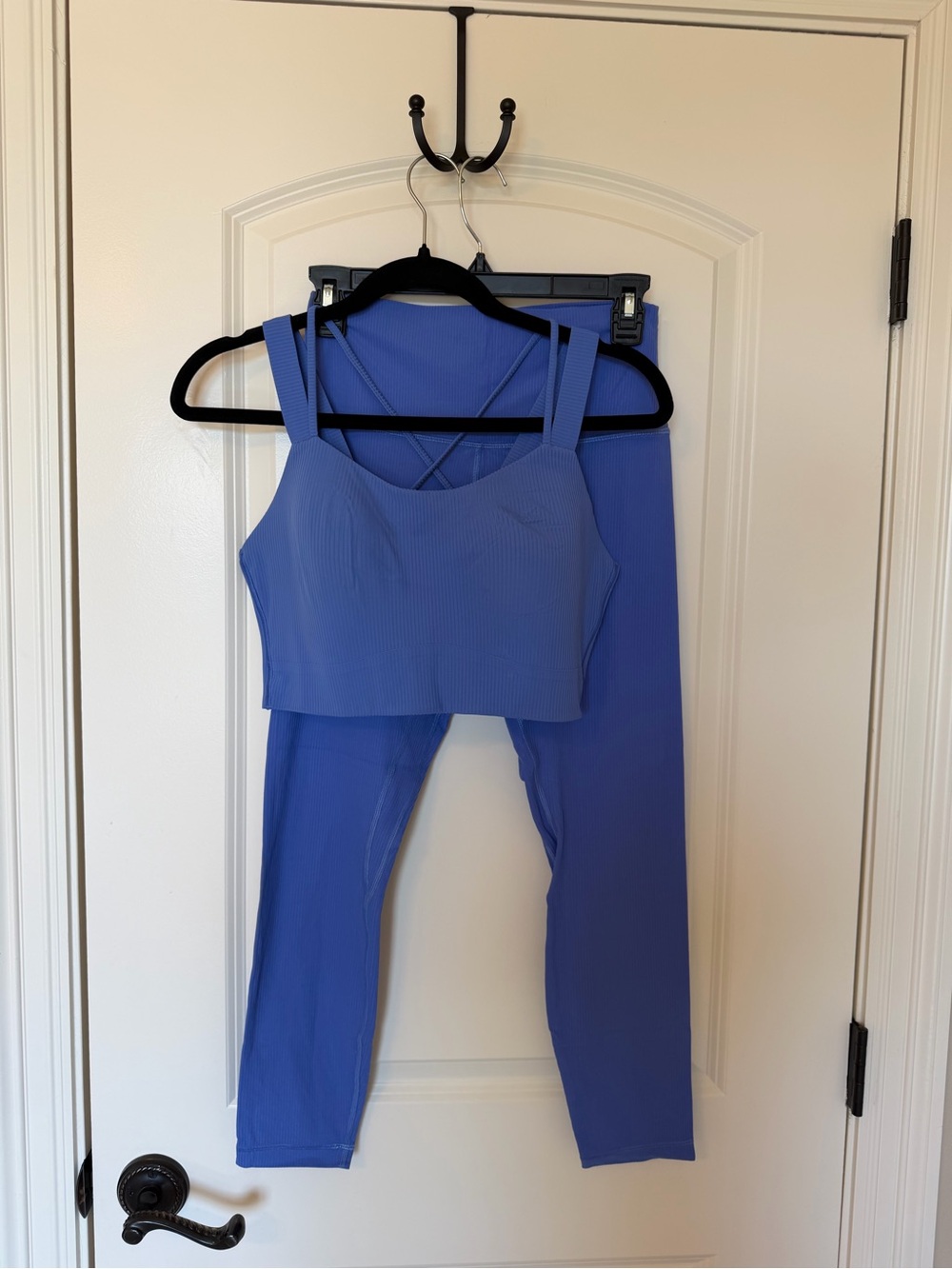 Lululemon Purple Ribbed Align Set
